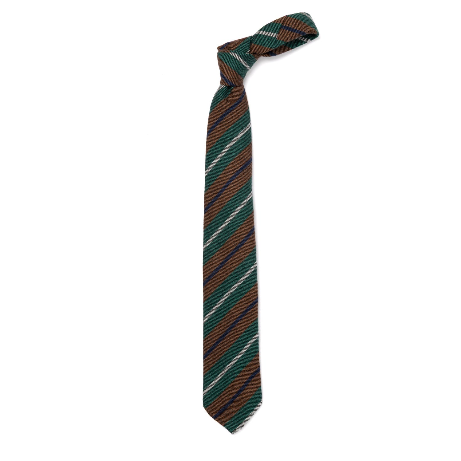 CA Archivio Storico: Tie "Nuovo Reggimento" made of Cashmere & Wool - hand-rolled